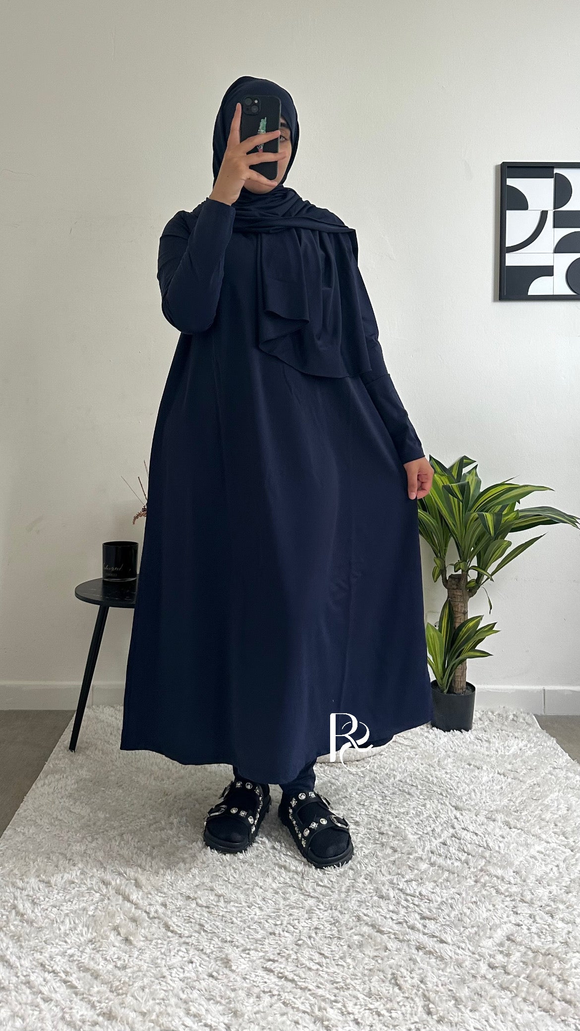Burkini Ounayssa bleu marine