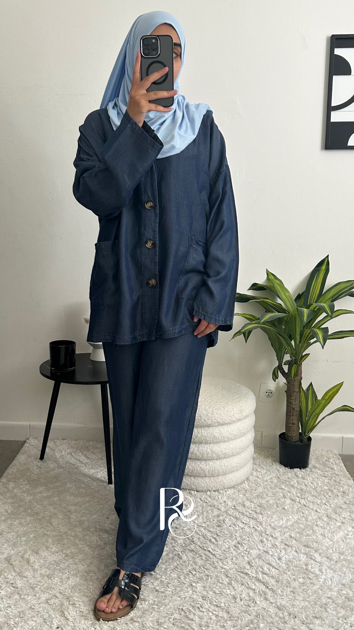 Ensemble jean brut