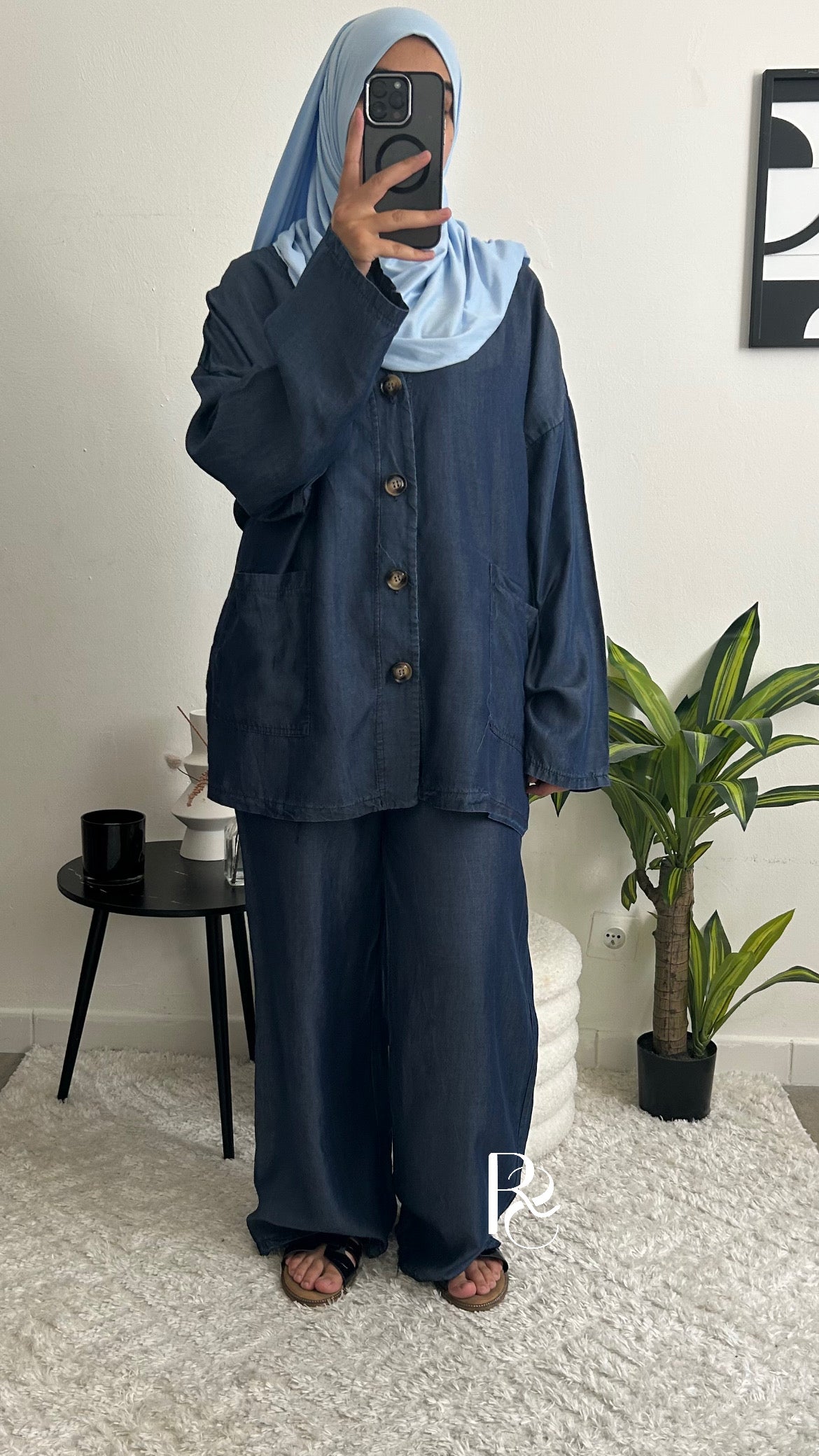 Ensemble jean brut