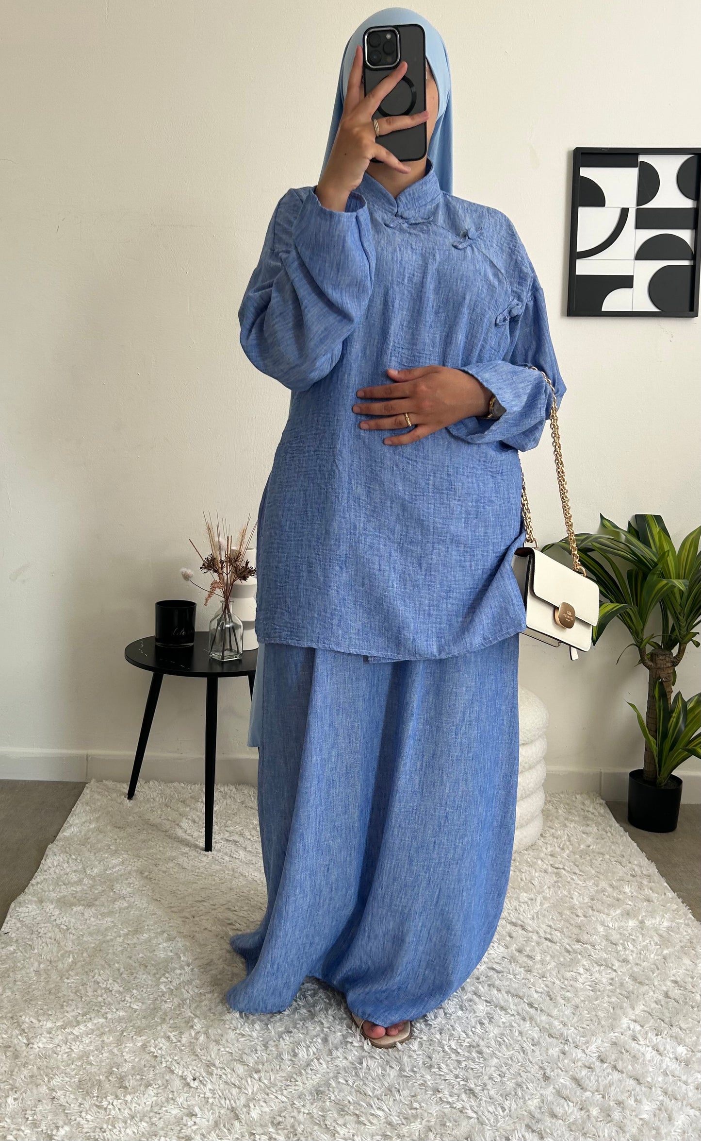 Ensemble Tokyo jupe bleu