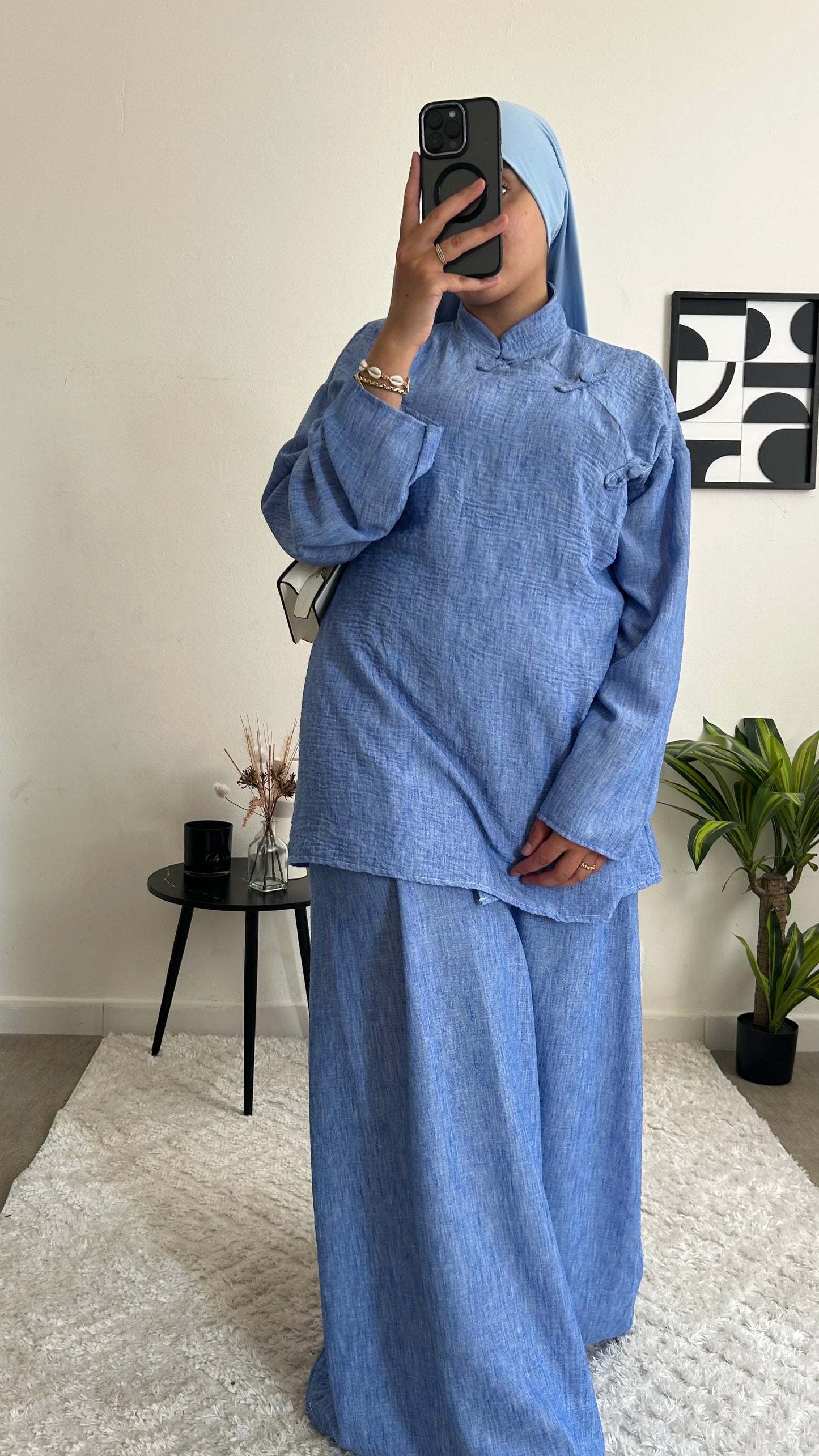 Ensemble Tokyo jupe bleu