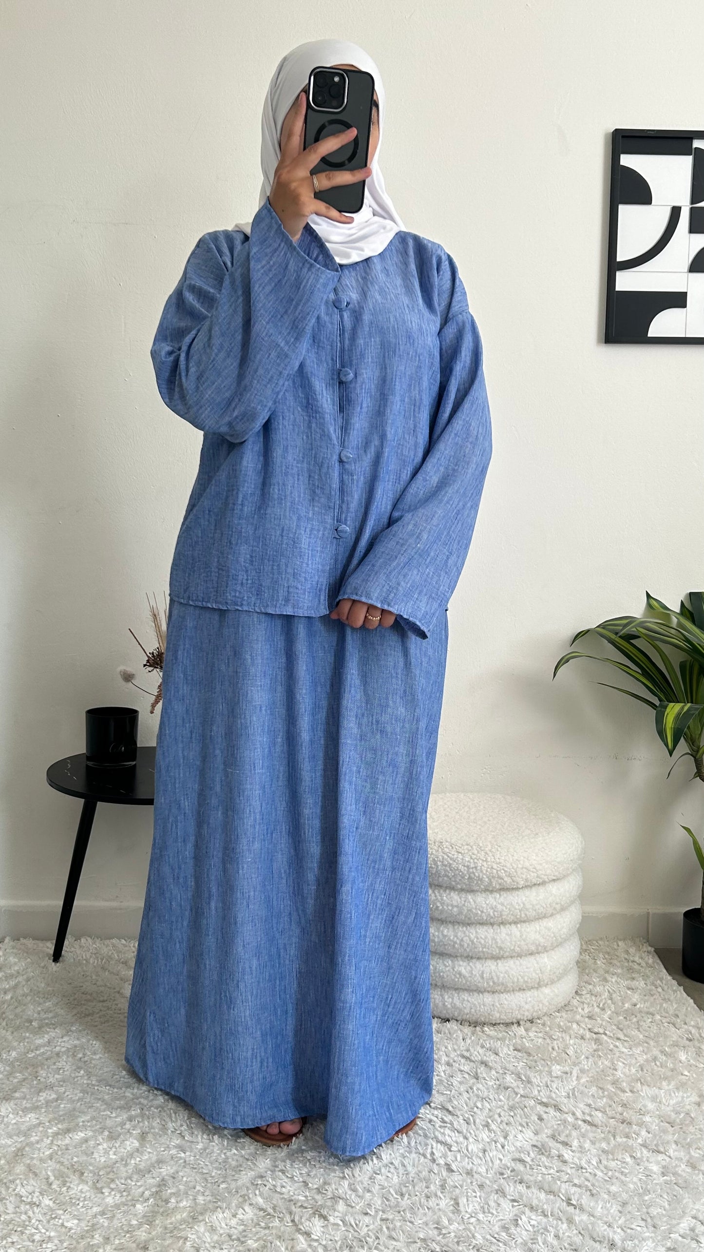 Ensemble Japan bleu