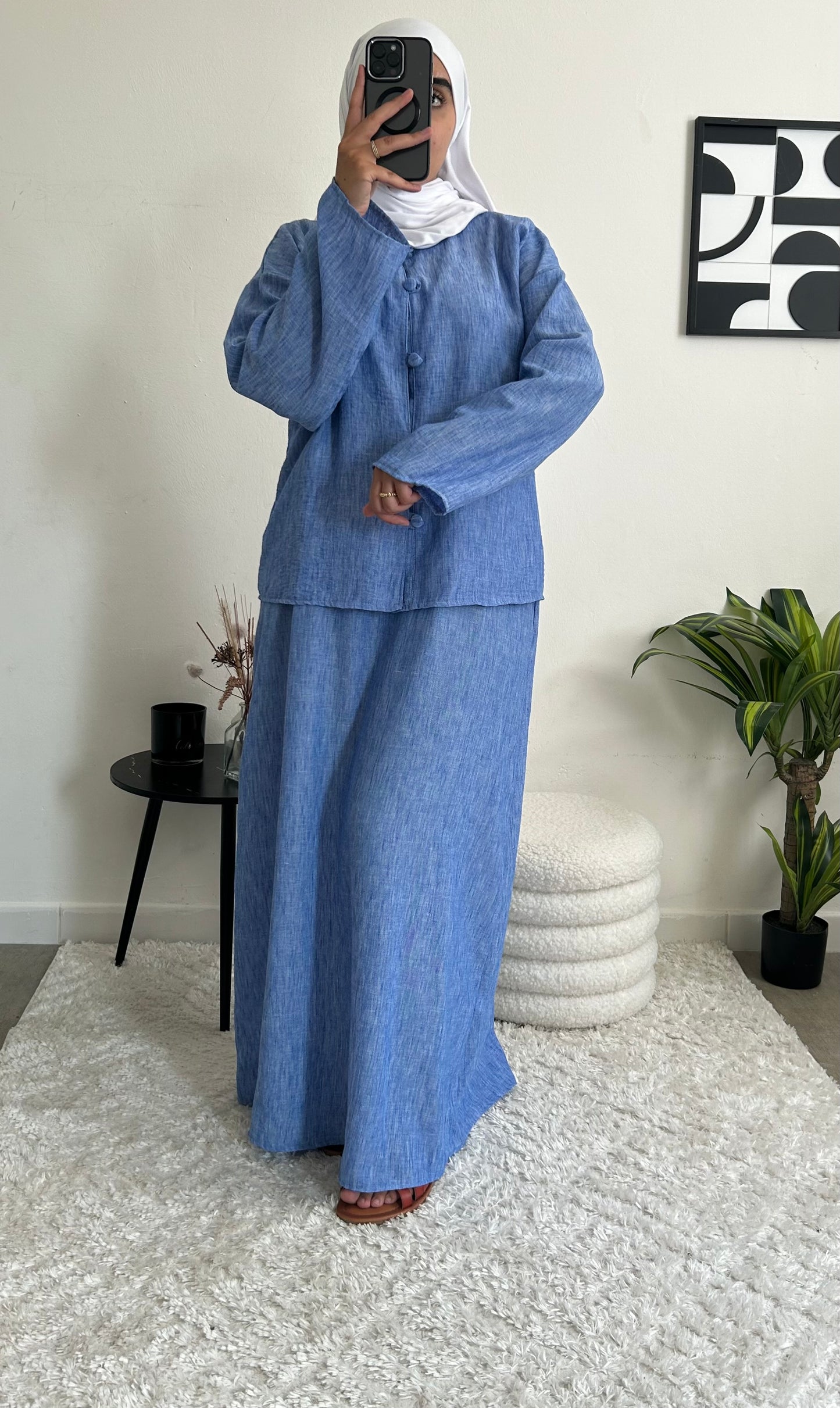 Ensemble Japan bleu