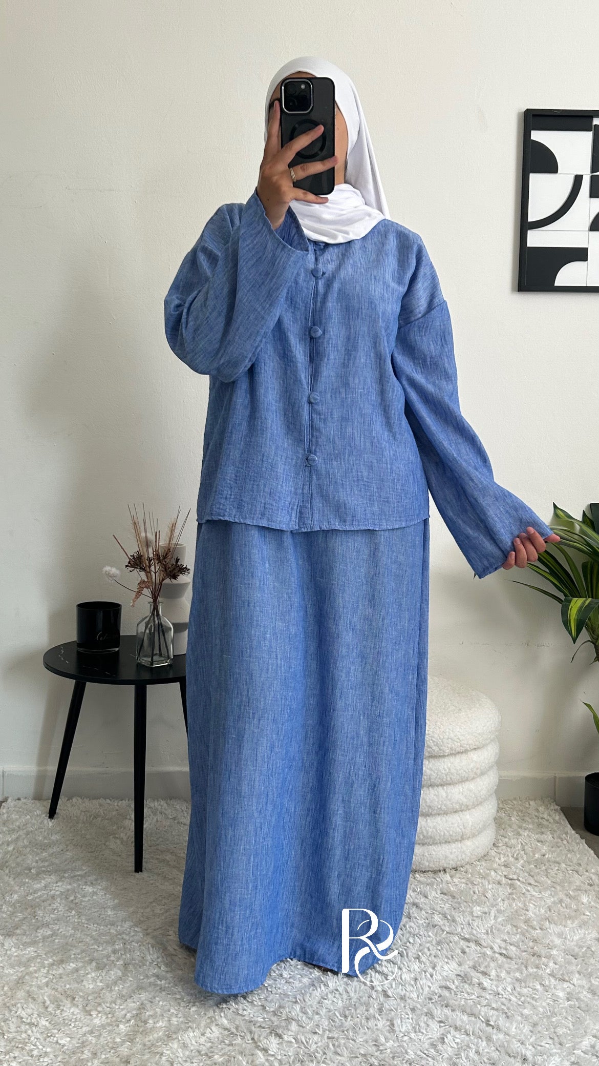Ensemble Japan bleu