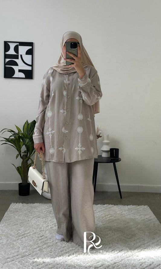 Ensemble à motif taupe